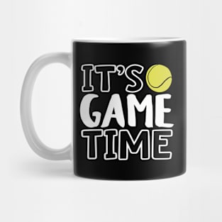 "It's Game Time", Tennis White Mug